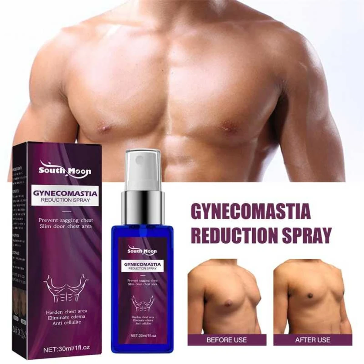 Gynecomastia Reduction Spray(Full Course-3pcs)_Weight Loss